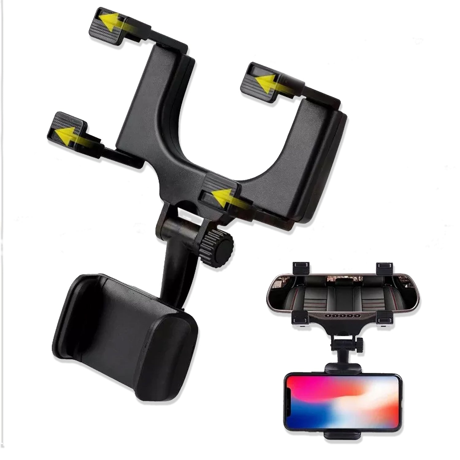 6279 Rear View Mobile Holder Universal Vehicle Rear View Mirror Mobile Phone Mount Stand 6279 Rear View Mobile Holder Universal Vehicle Rear View Mirror Mobile Phone Mount Stand